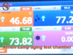 Cámara de prueba de envejecimiento de lámpara de xenón de 3KW 150l refrigerada por aire