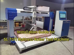 Máquina de ensayo de durabilidad del borde del colchón EN 1725 1998