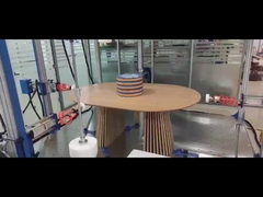 5 cilindros de aire Equipo de prueba de muebles de control PLC, máquina de prueba de muebles de mesa