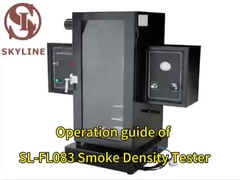Tester de densidad de humo ASTM D2843 para materiales de construcción