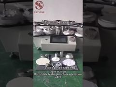 4 Estación de ensayo SATRA TM31 Tester de abrasión Martindale con cabezas de abrasión de 44 mm