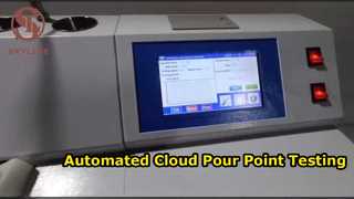 Explicación del probador automático de punto de fluidez y nube SL-OA15