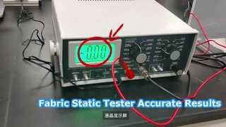 Probador estático de tejidos EN 1149 EN 1149-2 AATCC 76