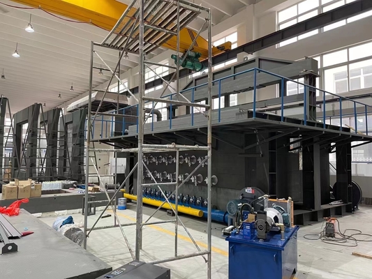 calidad Horno horizontal del EN 1363-1 de las BS de la prueba de resistencia de fuego para las piezas no portadoras Fábrica