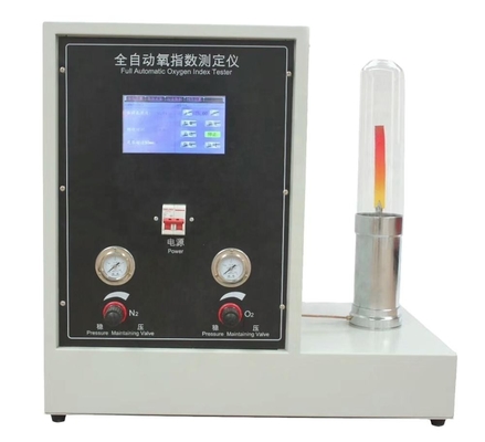 Tipo de pantalla táctil ASTM D 2863 Tester de índice de oxígeno de limitación automática para la máquina de prueba de quema de plástico de caucho