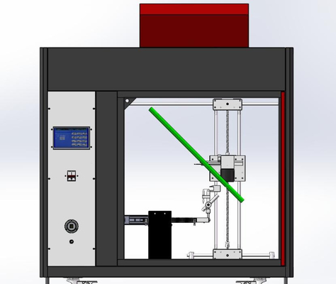 Equipo de ensayo de seguridad de cables de color negro con soporte totalmente ajustable