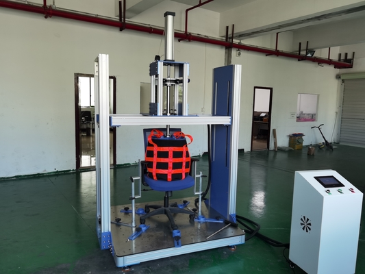 BIFMA 5.1 Equipo de ensayo de muebles / Máquina de ensayo de impacto de sillas de oficina / Tester de durabilidad de impacto de asiento