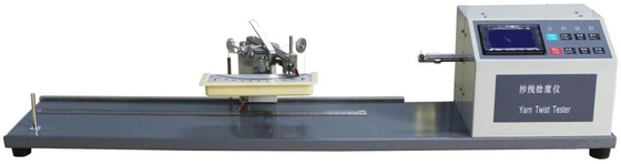 Prueba de torsión de hilo para ASTM D1422/ISO 2061 Contracción máxima de torsión 20 mm Velocidad de ensayo 800 r/min