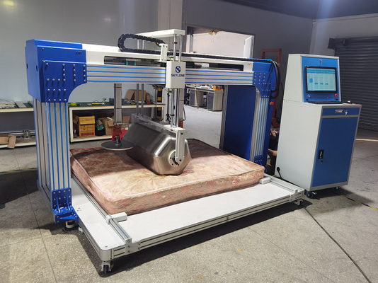 EN1957 Máquina de ensayo de colchón integrado con servomotor de pantalla táctil PLC+