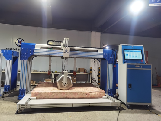 EN1957 Máquina de ensayo de colchón integrado con servomotor de pantalla táctil PLC+