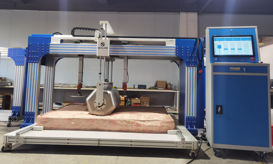 Modelo PC Máquina de ensayo de colchones de función integral Normas de ensayo EN 1957 y ASTM F1566