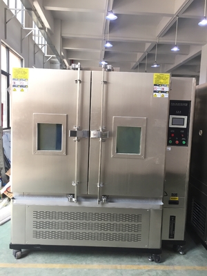Máquina de ensayo de ambiente de doble puerta de pretratamiento Cámara de ensayo de temperatura y humedad