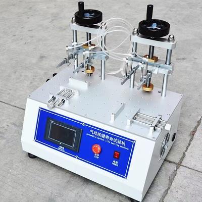 comprar Máquina de prueba de vida útil de botones neumáticos con 8 estaciones de prueba, control de pantalla táctil y velocidad de prueba ajustable Fabricación en línea