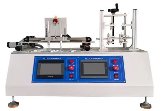 comprar Máquina de prueba de durabilidad de pantalla táctil con 4 estaciones de prueba de carga ajustable peso 250gf y velocidad 30-4500mm/min Fabricación en línea