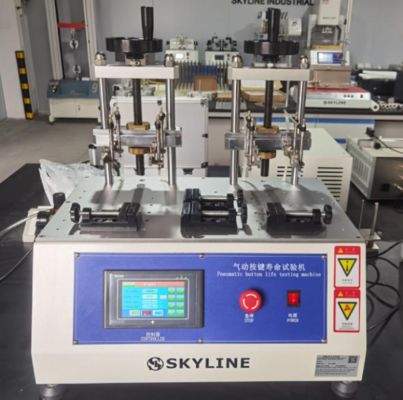 comprar 8 Stations Pneumatic Button Life Tester with Touch Screen Control for Key Durability Testing Fabricación en línea