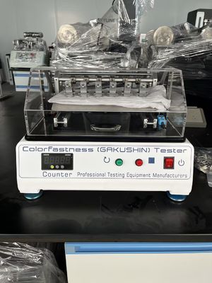comprar Probador de solidez del color a la fricción superficial JIS L0849 II Gakushin con 6 estaciones de trabajo, carga de 2N y velocidad de 30 rpm Fabricación en línea