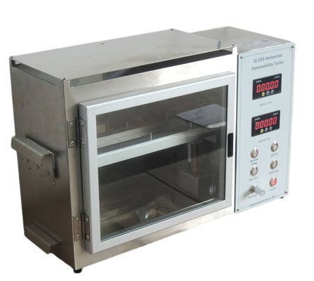 comprar Probador horizontal de la inflamabilidad de la boca Dia9.5mm del fuego, máquina de prueba de la inflamabilidad de FMVSS 302 Fabricación en línea