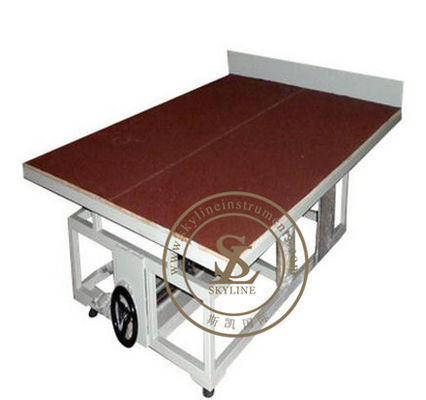 Buen precio Equipo de prueba material de acero de freno del cochecito del equipo de la prueba de laboratorio con los estabilizadores ajustables En línea