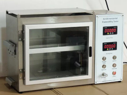 Buen precio Equipo de ensayo de inflamabilidad horizontal para textiles en línea