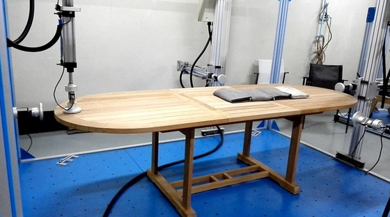 5 cilindros de aire Equipo de prueba de muebles de control PLC, máquina de prueba de muebles de mesa