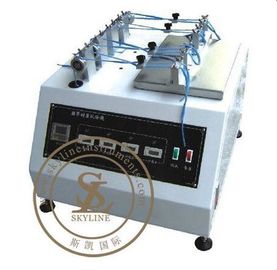 Máquina de la prueba de la frotación de Digitaces Shoeslace del equipo de prueba del calzado, probador de la resistencia de la frotación de SATRA PM154