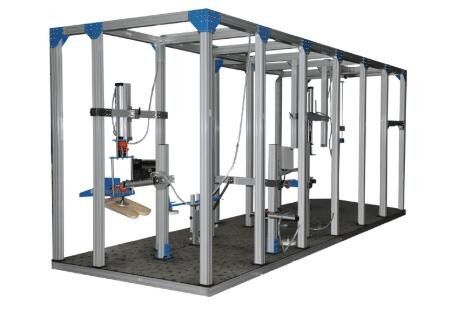 Buen precio BIFMA 5,1 máquina de prueba de la durabilidad del respaldo del equipo de prueba de los muebles de 150 libras en línea