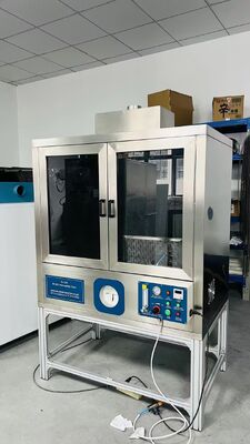 Buen precio BS 5852 Probador de inflamabilidad con marco de acero inoxidable de 35 mm de altura de la llama y 450X450X300 mm de prueba de Jig para muebles tapizados en línea