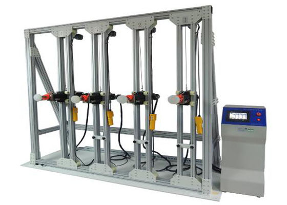 Buen precio ISO8124-4 probador horizontal del empuje del PLC + de la pantalla táctil con el marco de la prueba material de Alu en línea