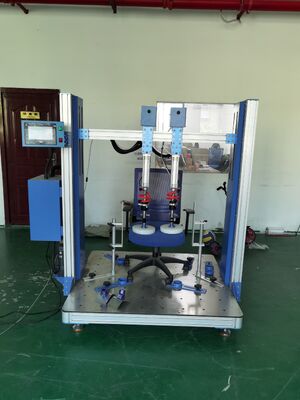 Máquina de prueba de apoyabrazos de silla BIFMA X5.1 con control PLC Altura de apoyabrazos de 650-780 mm y 18 meses de garantía