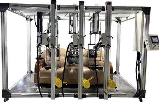 Buen precio EN 1728 EN12520 universal de la máquina de la prueba del probador estático del cargamento de la silla de la máquina de la prueba de la durabilidad del sofá de tres asientos en línea