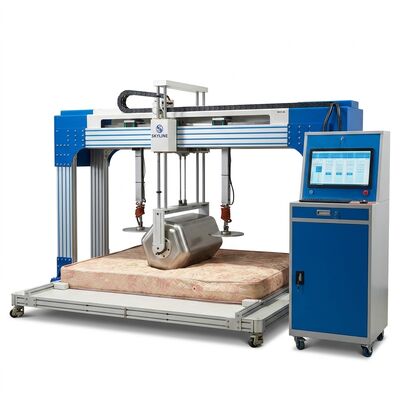 Buen precio Máquina de ensayo de colchones de rodillos hexagonales ASTM con velocidad de ensayo de 10 ̇20 veces/min y trazo de 500 mm En línea